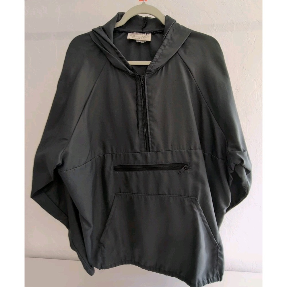 Clarkfield Outdoors Anorak Pullover Windbreaker Men's‎ Jacket Sz L/XL Gray